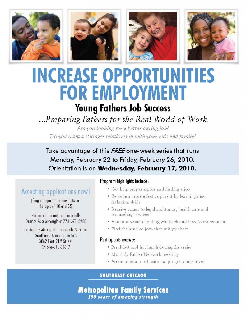 Young Fathers Job Success - Metropolitan Family Services