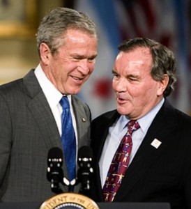 Richard J. Daley & George W. Bush