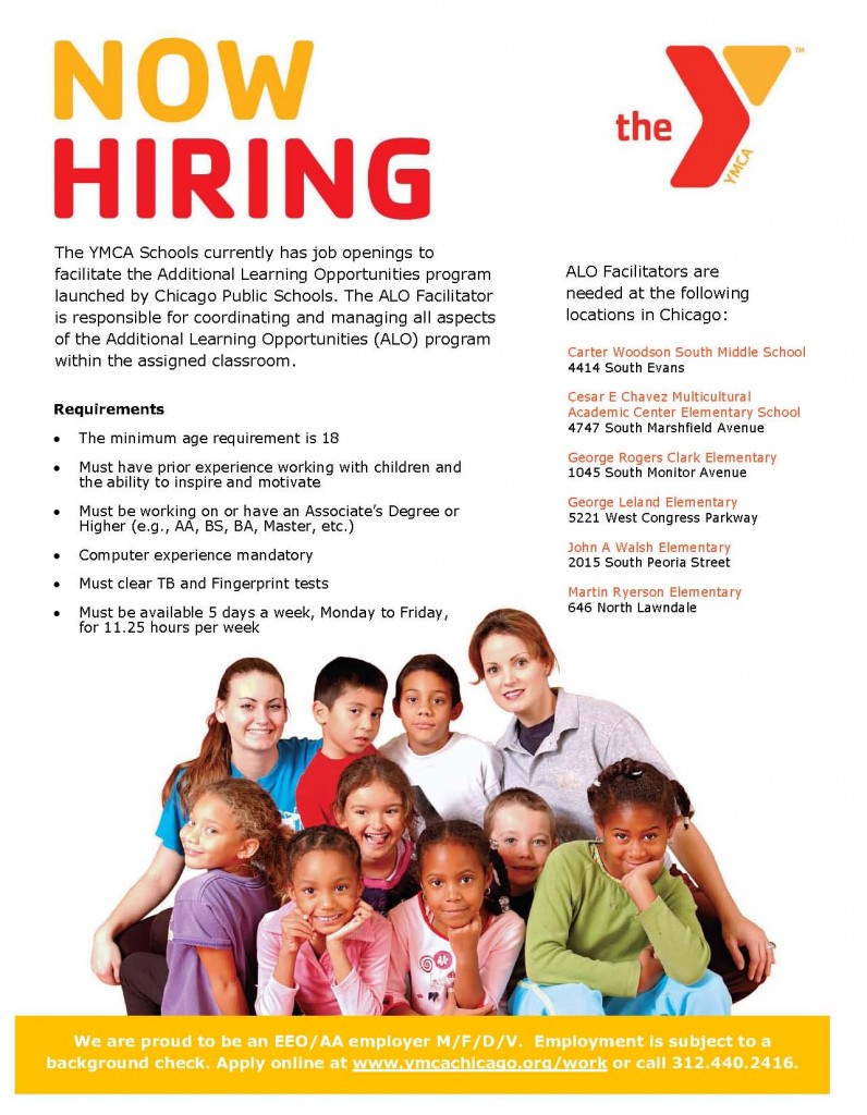 YMCA Hiring