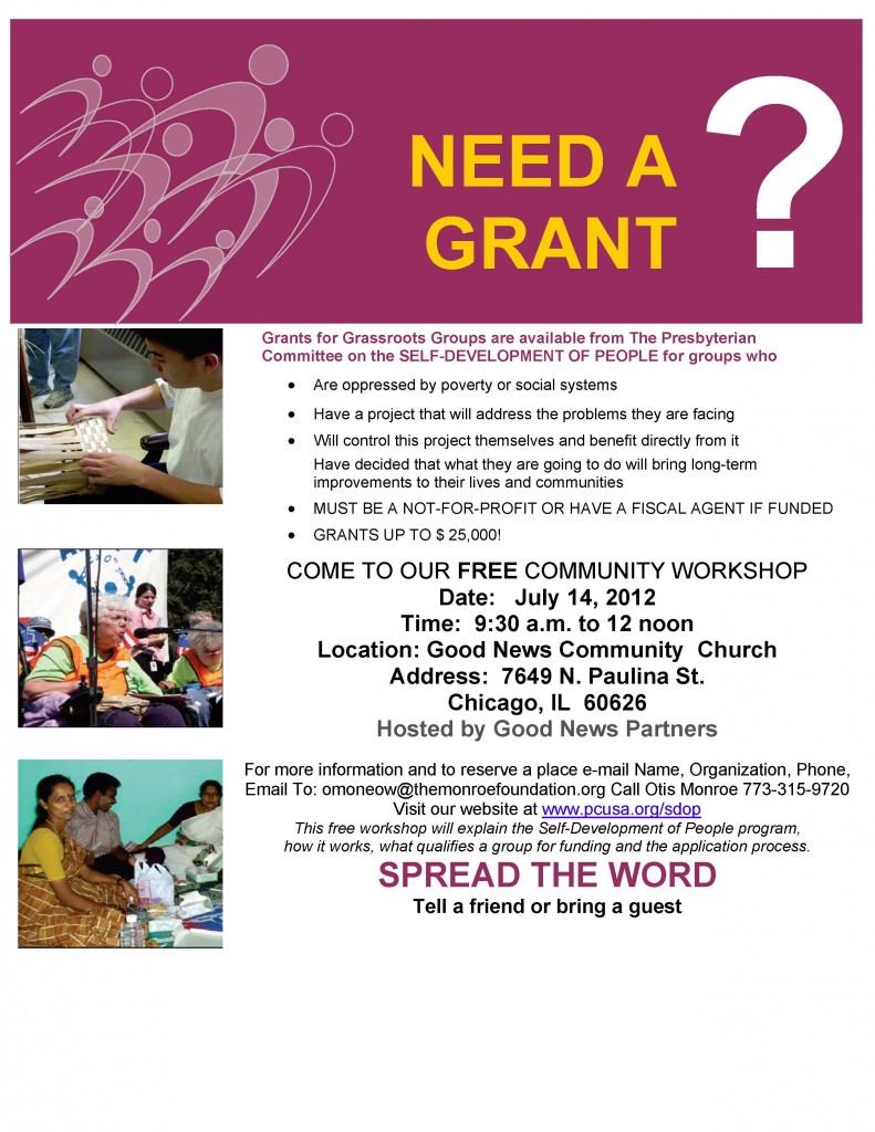 Community Grant Workshop