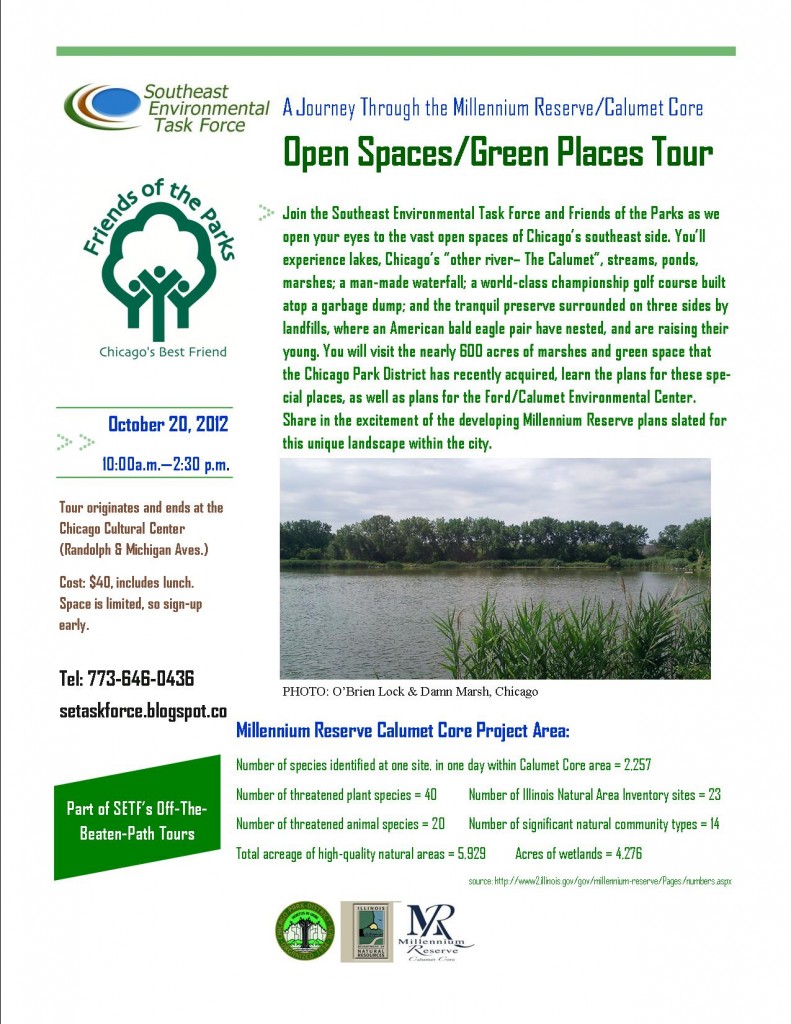 Open Spaces/Green Places Tour - October 20 2012