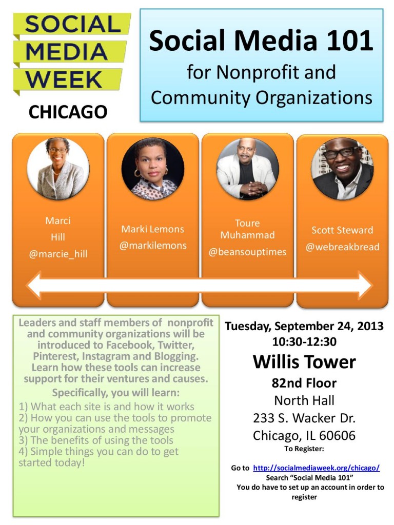 Social Media 101 for Nonprofit and Community Organizations - Social Media Week 2013