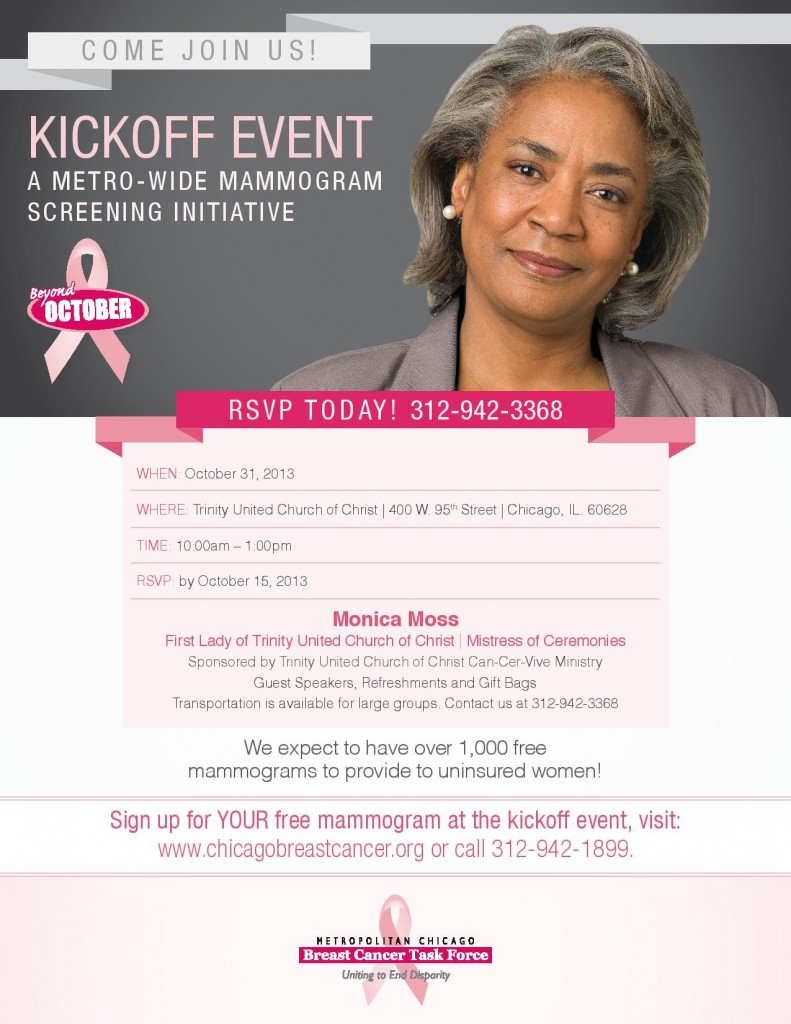 Beyond October Mammogram Kickoff Event - October 31, 2013