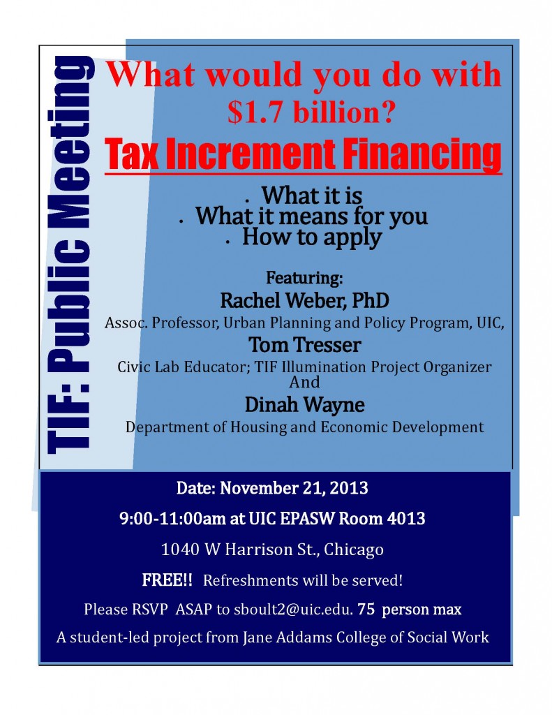 TIF flyer - November 20