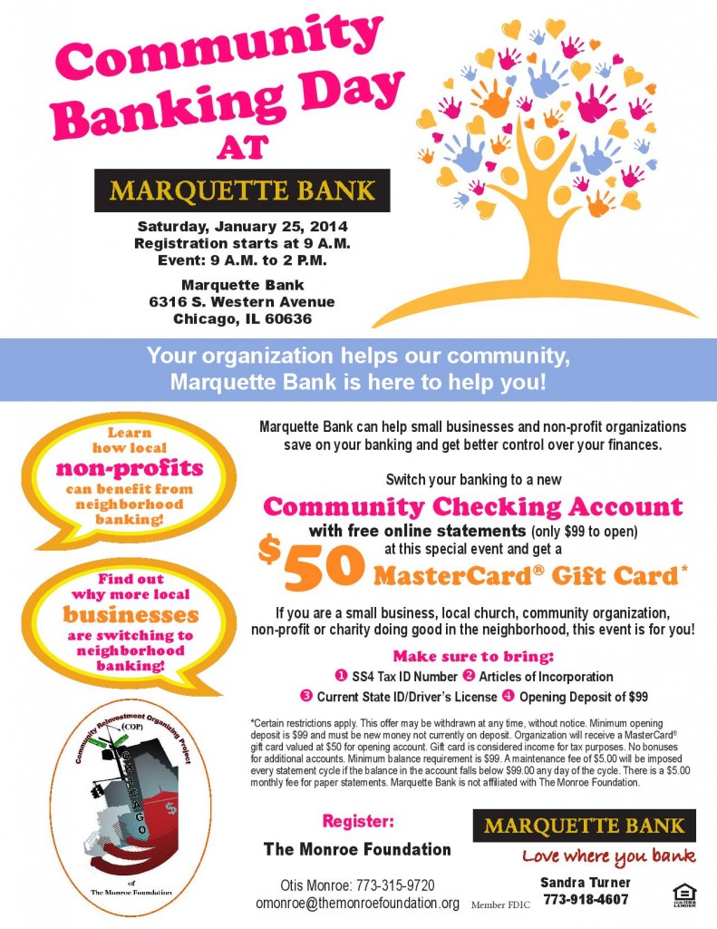 Community Banking Day - January 25 2014