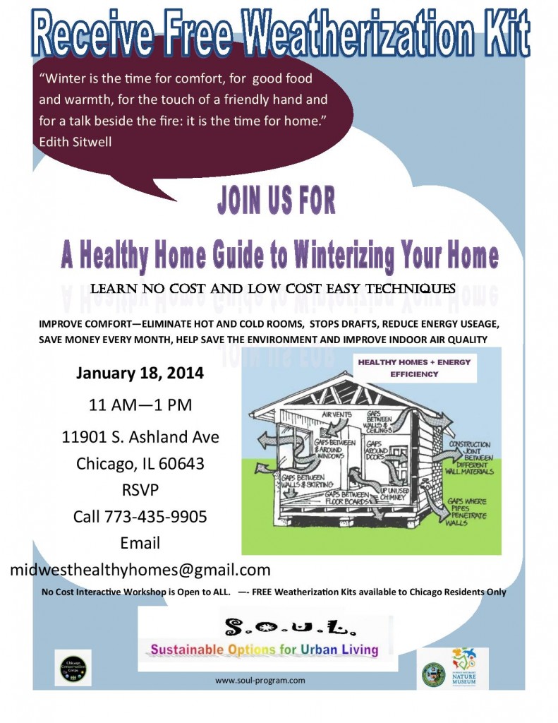 Weatherization Workshop - January 18 2014-