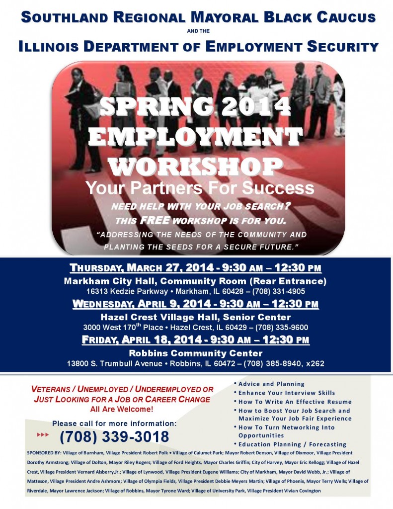 Employment Workshop - March 27 2014