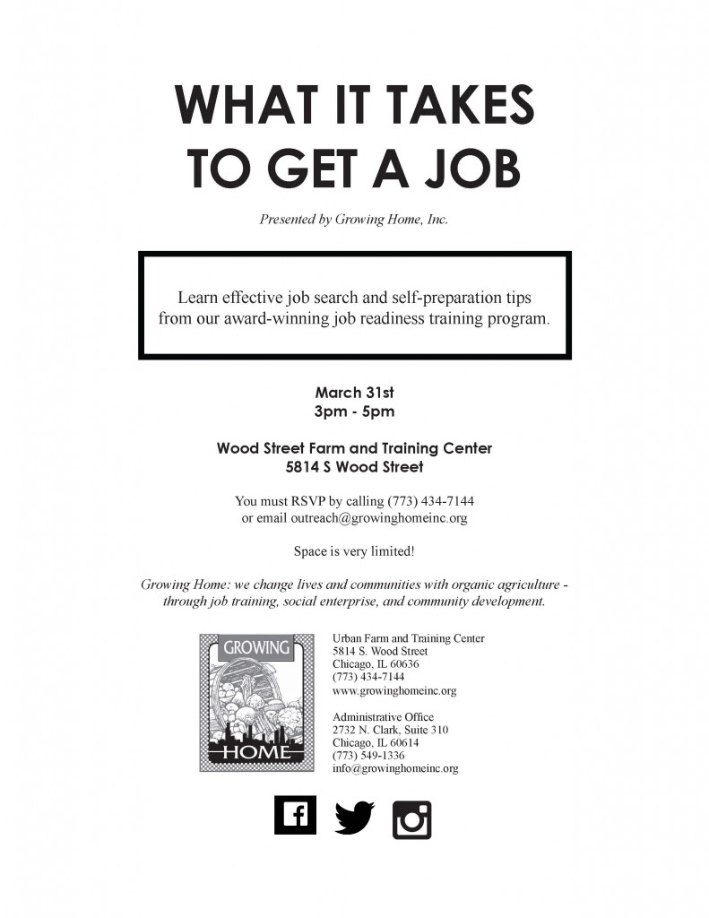 What It Takes to Get a Job - March 31, 2014