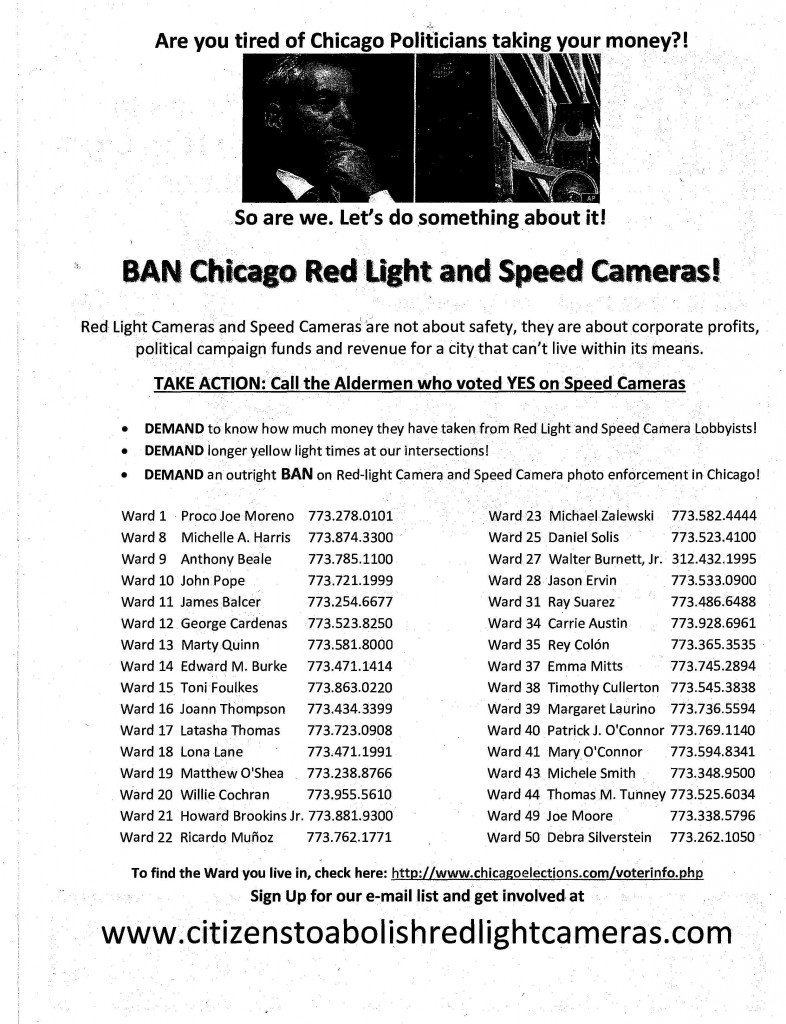 Ban Red Light Cameras