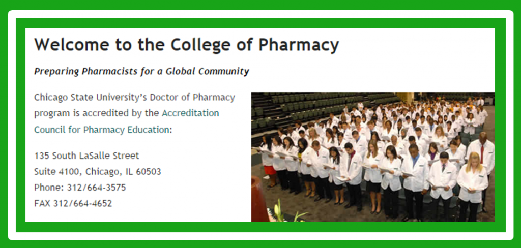 Pharmacy Department - Chicago State University