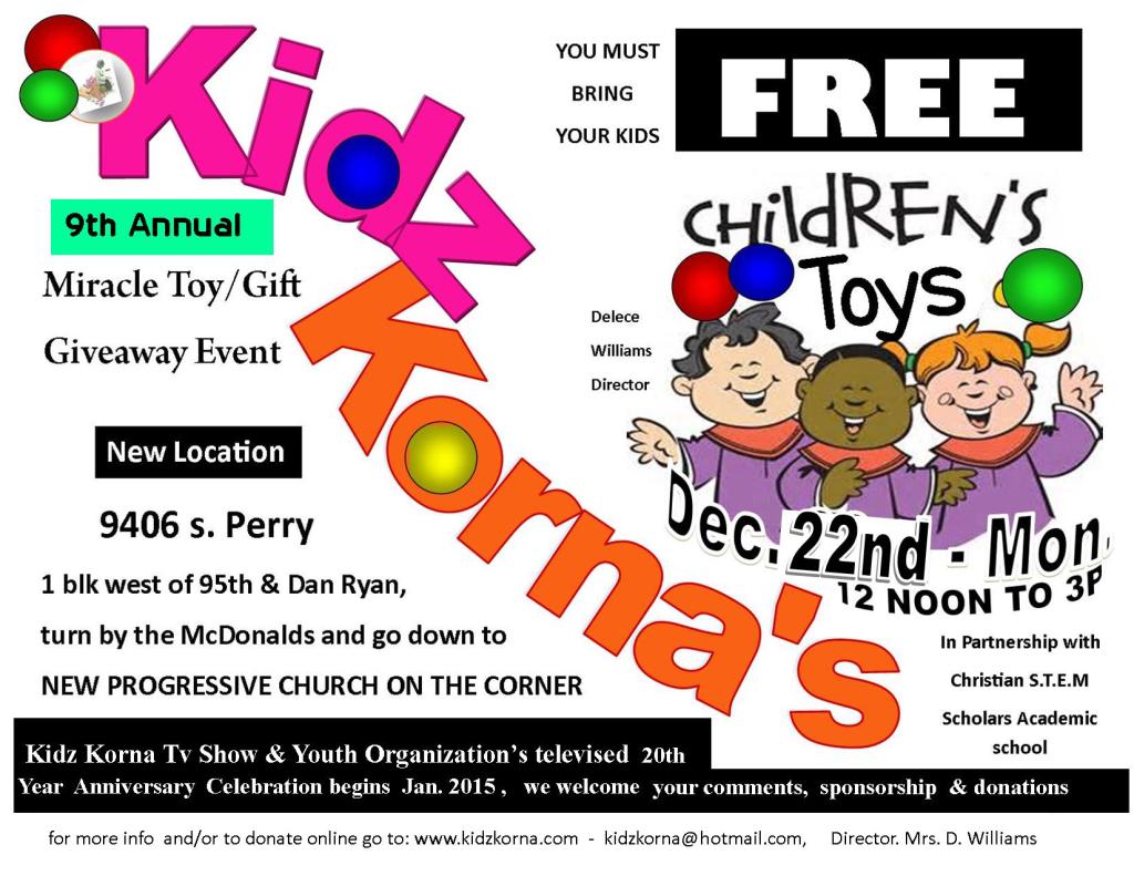 Kidz Korna's Toy Giveaway