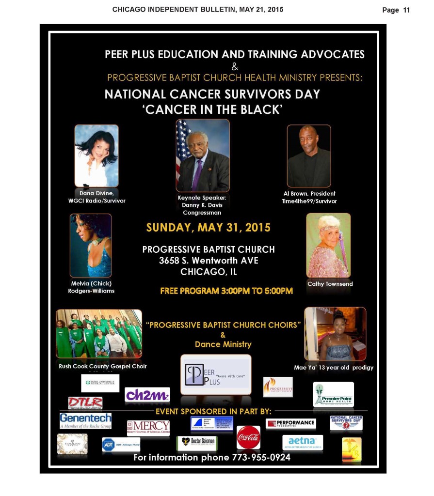 Cancer in Black - May 31, 2015